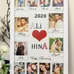 Best Anniversary Gift - 12 Months Couple Polaroid Memory Frame - The Framers